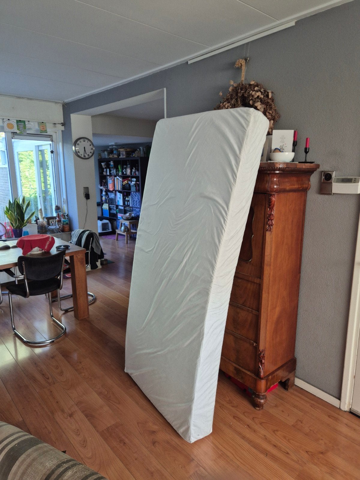 Ikea Matras 90x200 middelhard, Huis en Inrichting, Ophalen, Gebruikt, 90 cm, Eenpersoons