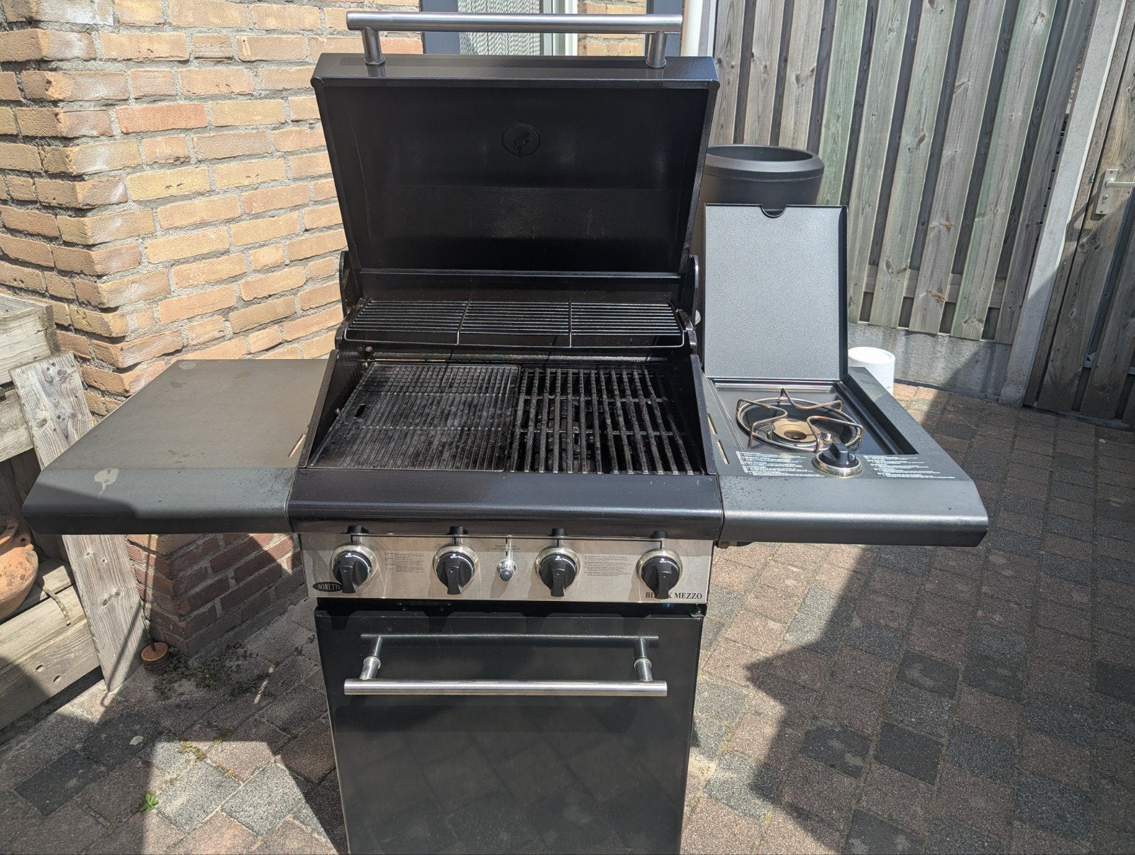 Boretti gas bbq te koop, Ophalen