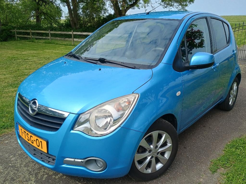 Opel Agila 1.0 12V 2014 Blauw Nieuwe APK en NAP, Auto's, Opel, Particulier, Agila, ABS, Airbags, Airconditioning, Boordcomputer