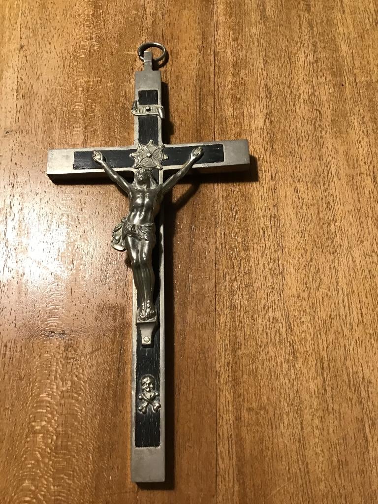 crucifix.  antiek, Antiek en Kunst, Antiek | Religie, Ophalen of Verzenden