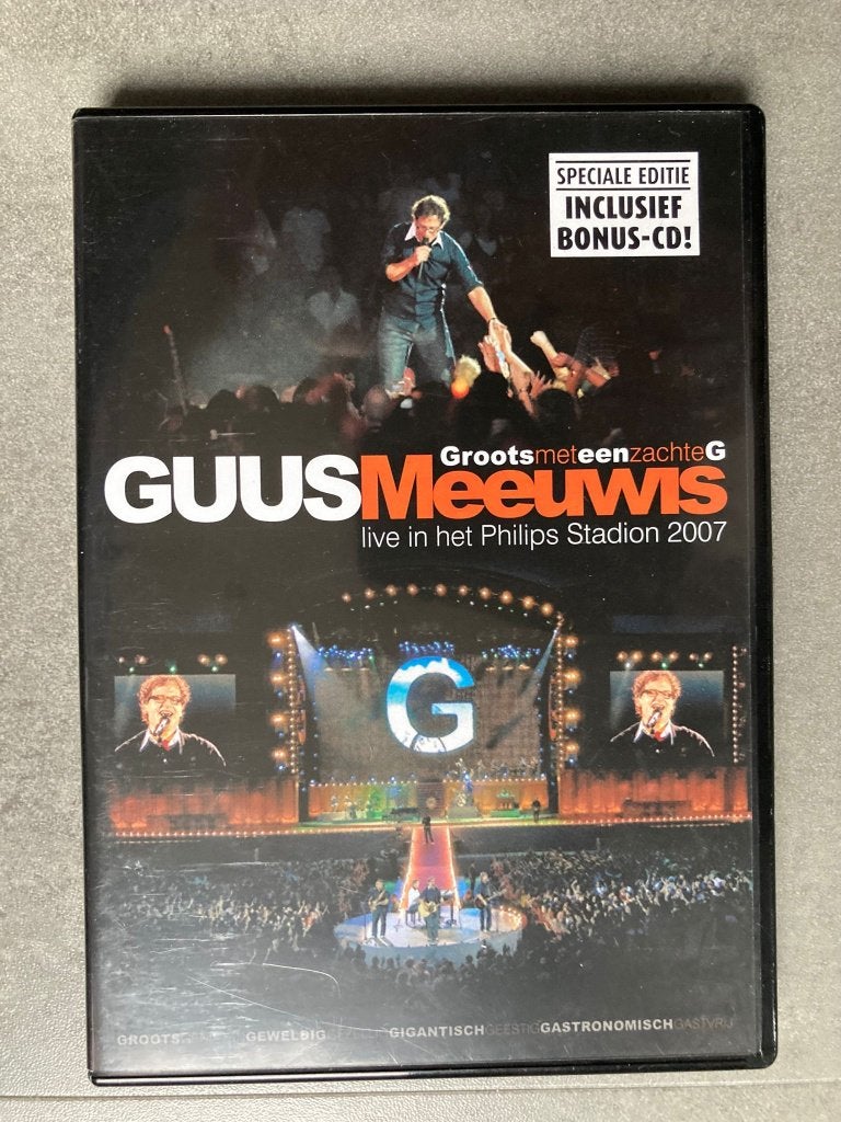 Guus Meeuwis- Live in het Philips stadion 2007, Groots met G, Cd's en Dvd's, Dvd's | Muziek en Concerten, Gebruikt, Muziek en Concerten