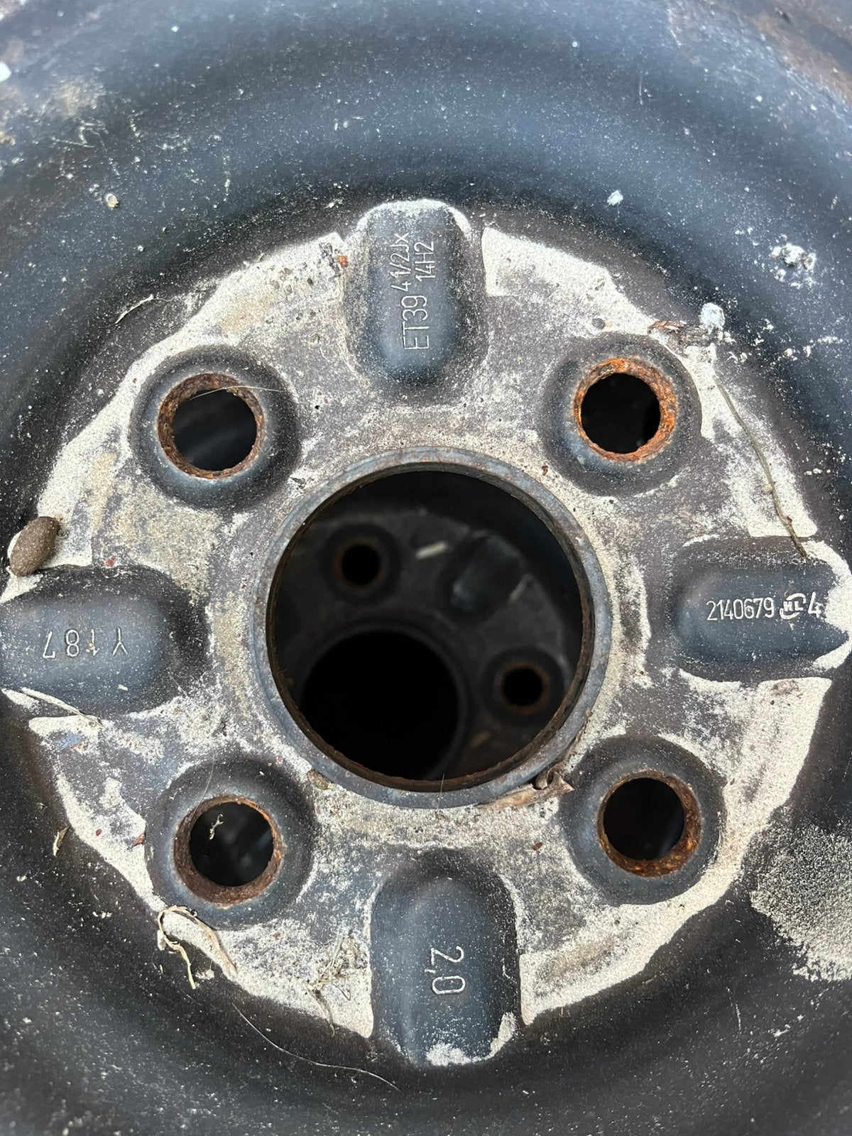 Stalen velgen Toyota Aygo 2011, Ophalen, Gebruikt