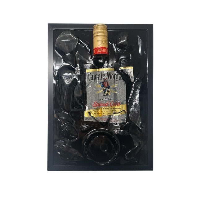 Captain morgan broken bottle schilderij, Ophalen of Verzenden