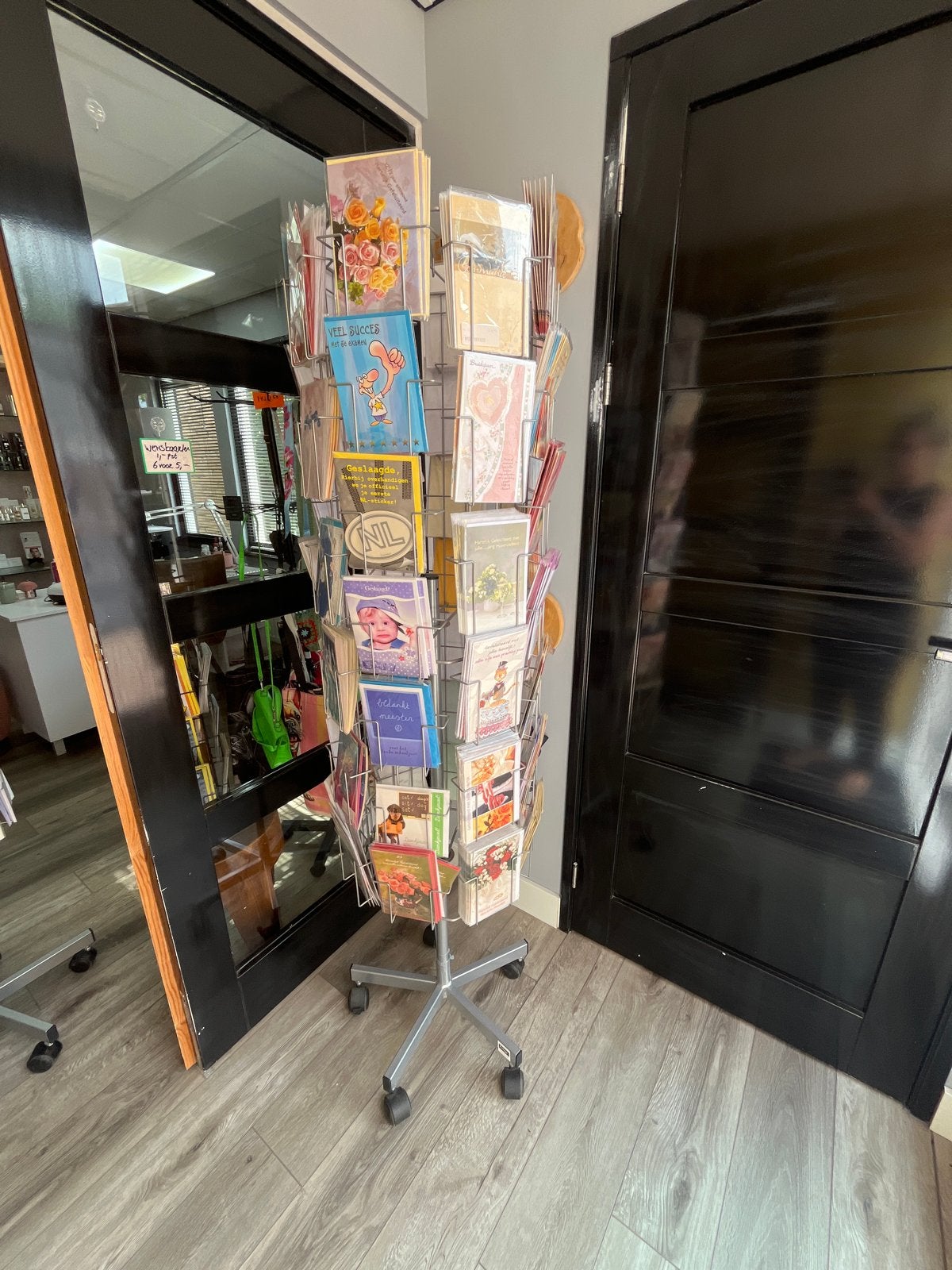 Wenskaarten rek incl de kaarten, Ophalen