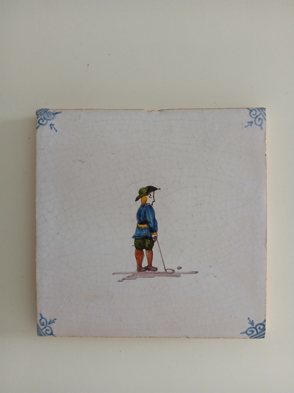 Makkum tegeltje, Antiek en Kunst, Ophalen of Verzenden
