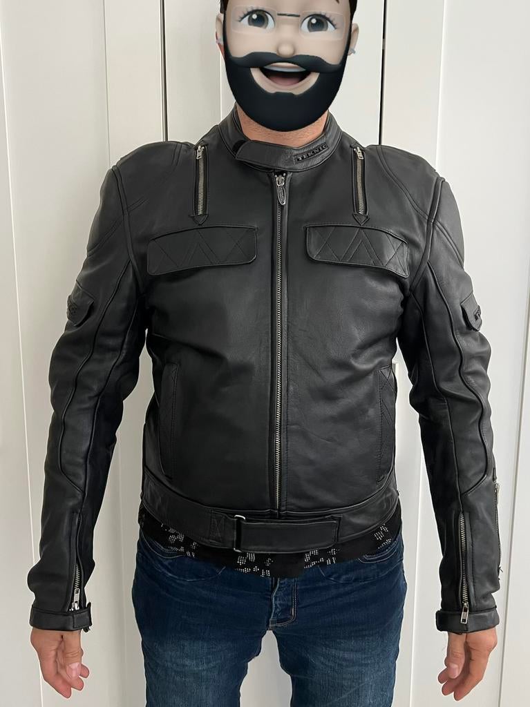 Teknic lerenjas maat 54 z.g.a.n, Motoren, Ophalen of Verzenden, Tweedehands, Dames, Jas | leer