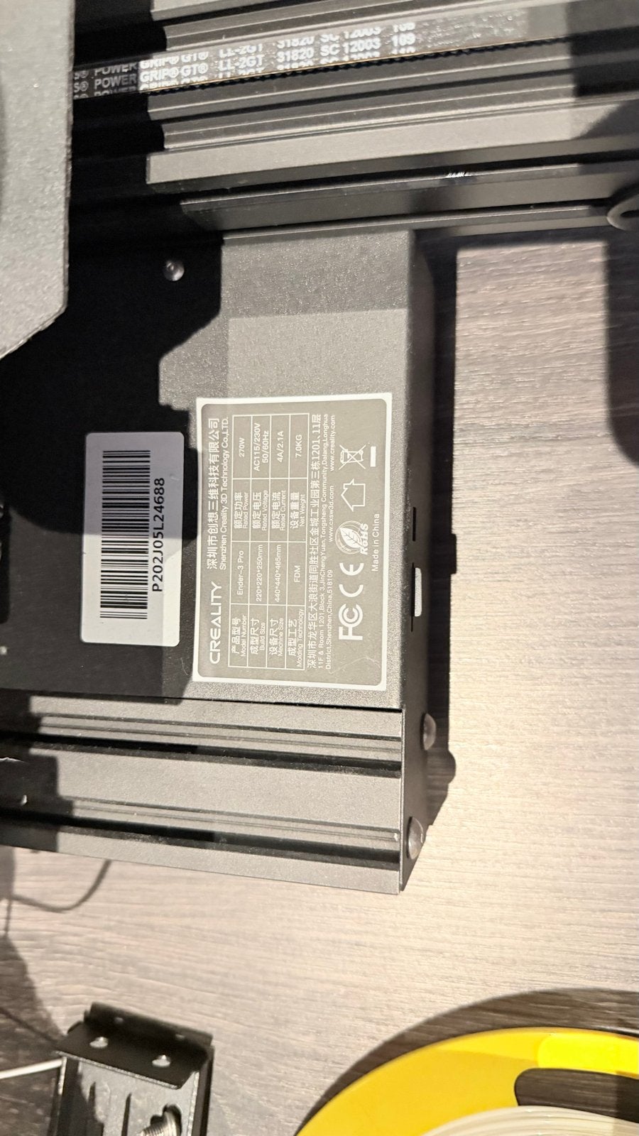 Creality Ender 3 Pro 3D-printer met filament, Ophalen, Gebruikt, Filament
