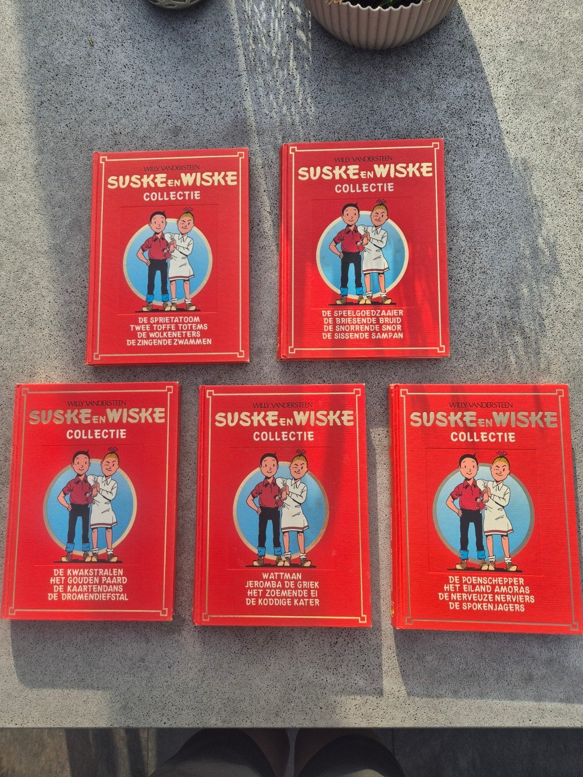 Suske en Wiske collectie 5 boeken, Verzamelen, Ophalen of Verzenden, Suske en Wiske, Gebruikt, Boek of Spel