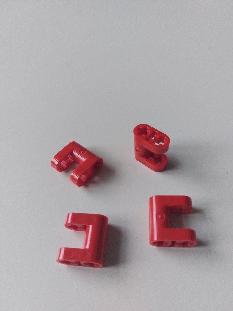 4 technic Lego liftarm aangepaste vork 2x2 asgaten, Kinderen en Baby's, Speelgoed | Duplo en Lego, Lego, Ophalen of Verzenden