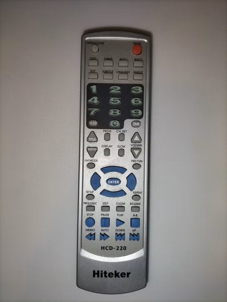 Originele Hiteker HCD-220 afstandsbediening DVD-recorder, Ophalen of Verzenden, Dvd