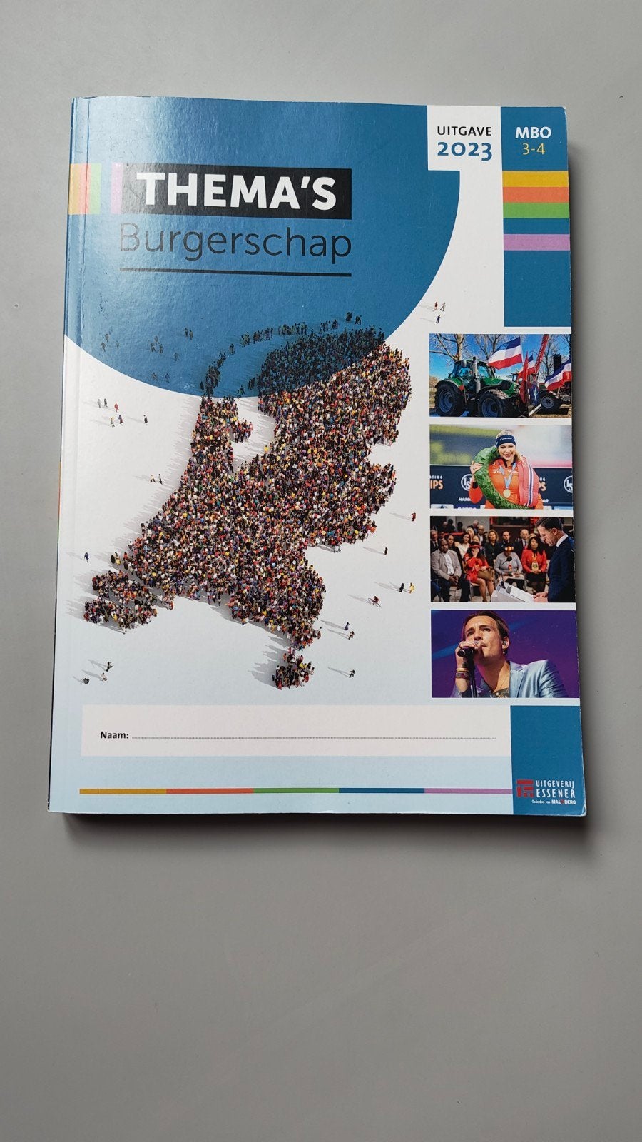 Thema's Burgerschap MBO 3-4 Uitgave 2023, Uitgeverij Essener, Verzenden, Zo goed als nieuw, Maatschappijleer