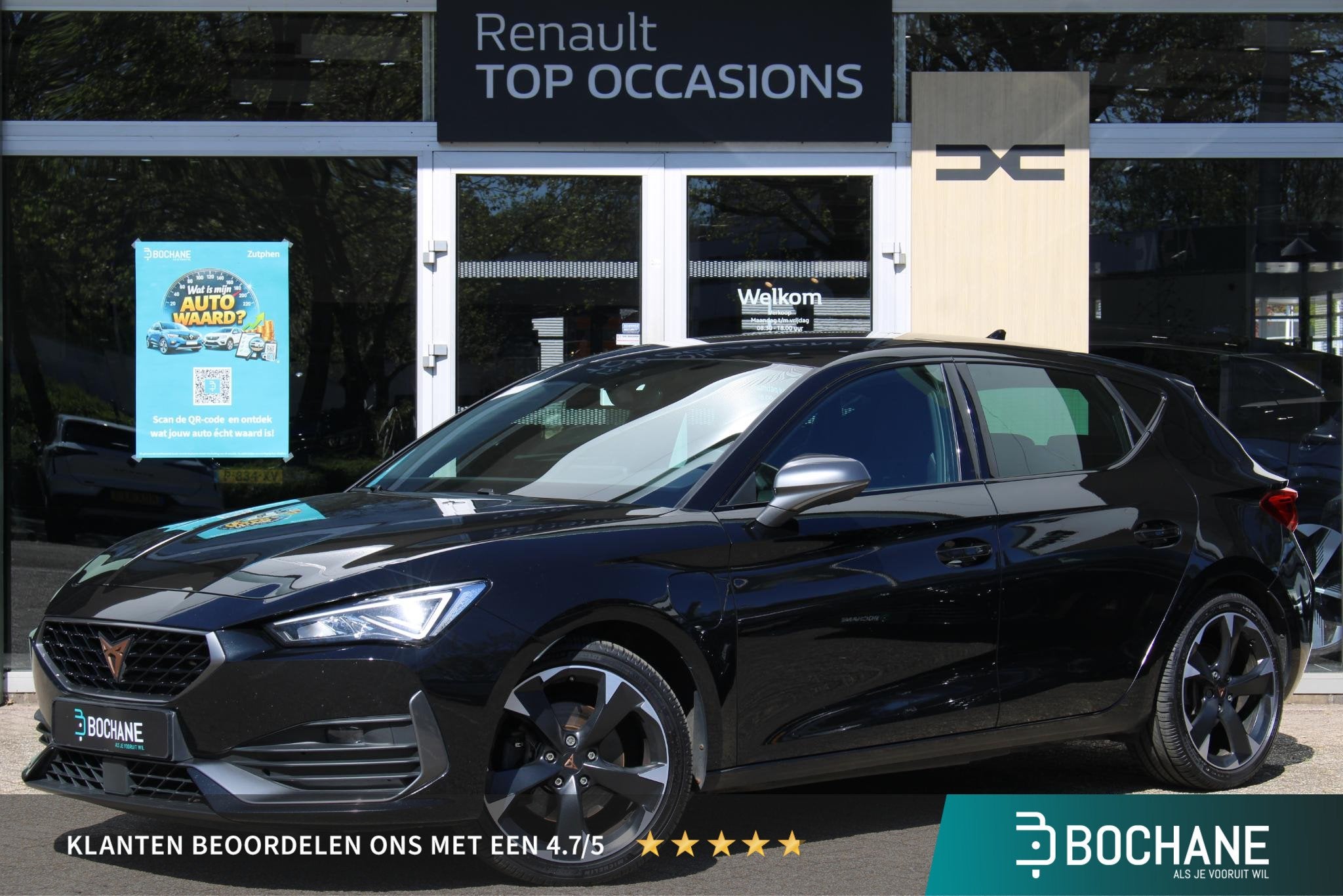 CUPRA Leon 1.4 e-Hybrid VZ Adrenaline Automaat | Leer | Stoe, Auto's, Cupra, Bedrijf, Te koop, Leon, ABS, Achteruitrijcamera, Adaptive Cruise Control