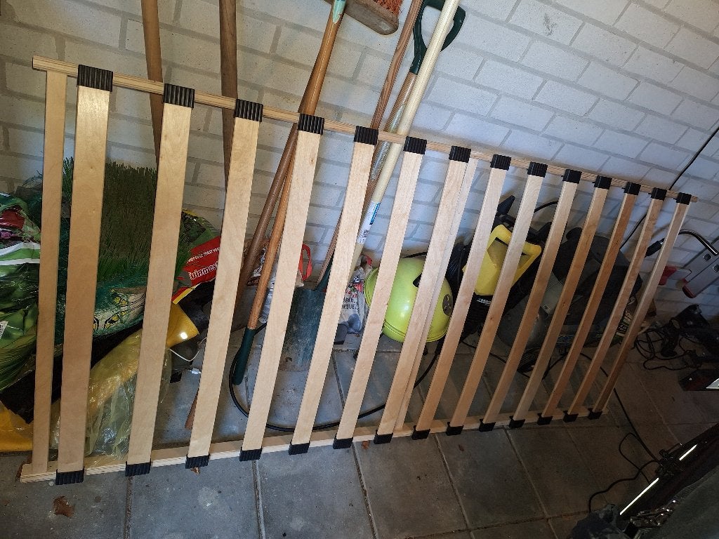 Lattenbodem 200 x 90, Huis en Inrichting, Slaapkamer | Matrassen en Bedbodems, Ophalen, 90 cm, Eenpersoons, Zo goed als nieuw