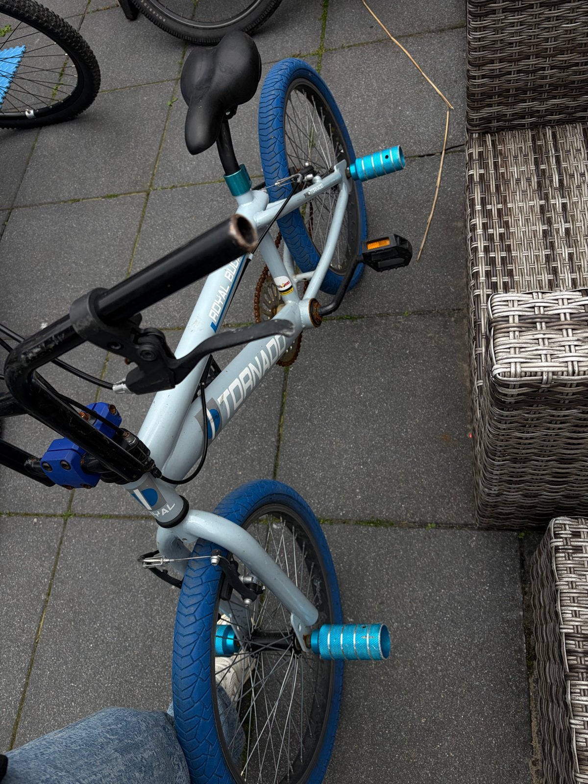Leuke BMX fiets - opknapper met roestige ketting, Ophalen, Gebruikt, Staal, Velgrem