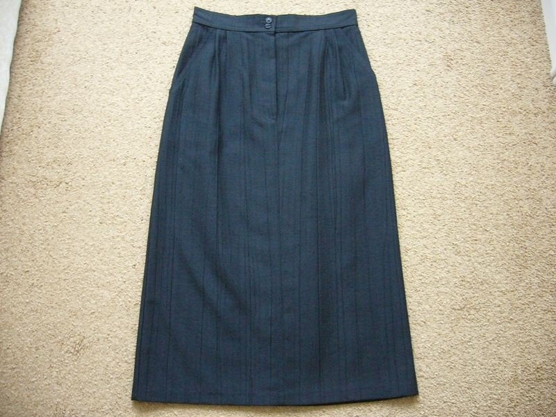 Edgar Vos vintage midi rok maat 36 splinternieuw, Zwart, Nieuw, Ophalen of Verzenden, Maat 36 (S)