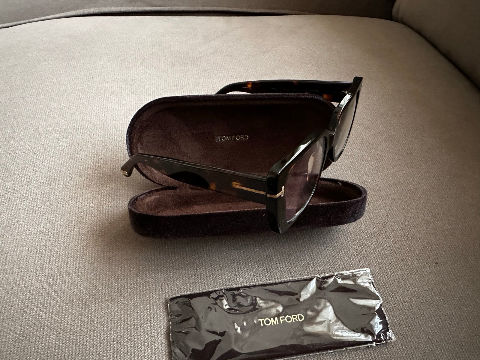 Tom Ford bril op sterkte - Elegant en Stijlvol, Overige merken, Gebruikt, Bruin, Ophalen of Verzenden