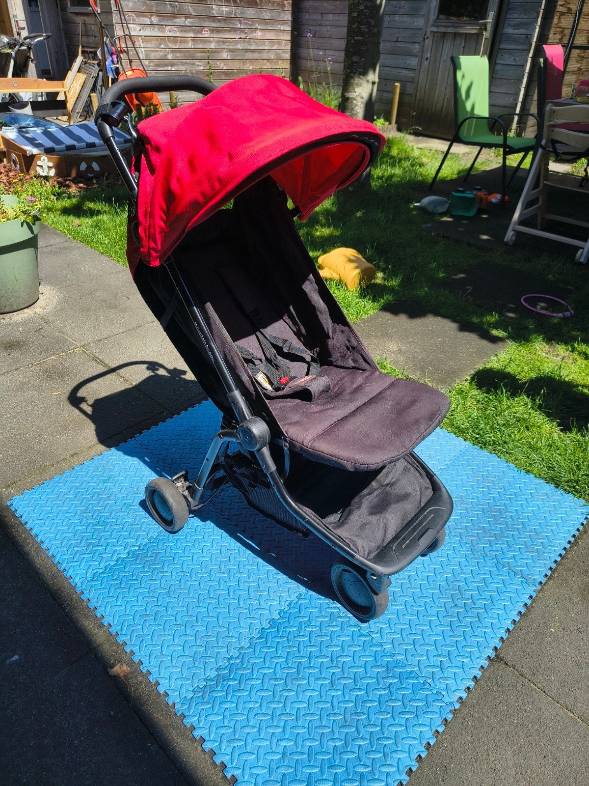 Compacte en opvouwbare buggy met zonnekap, Ophalen of Verzenden, Gebruikt, Overige merken, Zonnekap