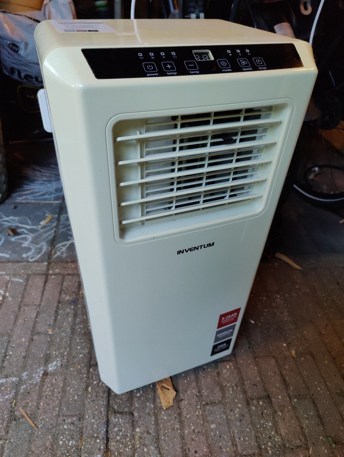 Inventum  AC701 - Koelen, Ontvochtigen, Ventiler, Ophalen, Afstandsbediening, Zo goed als nieuw, Koelen en Ontvochtigen