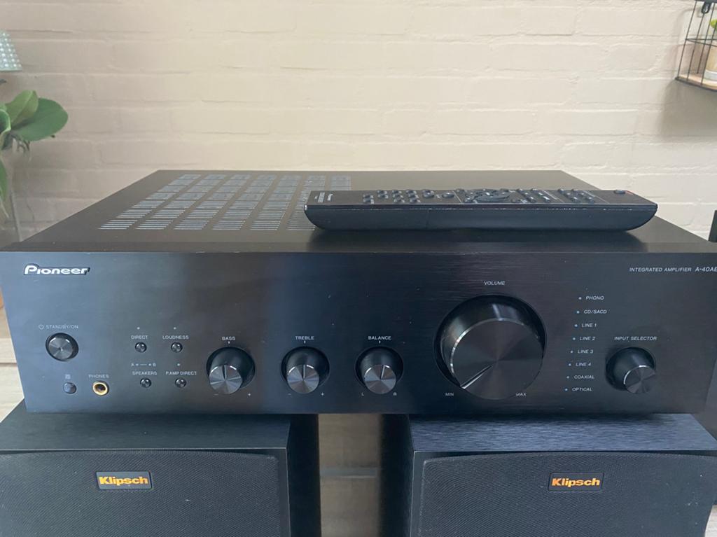Pioneer A-40E, Ophalen of Verzenden, Zo goed als nieuw, 120 watt of meer, Pioneer