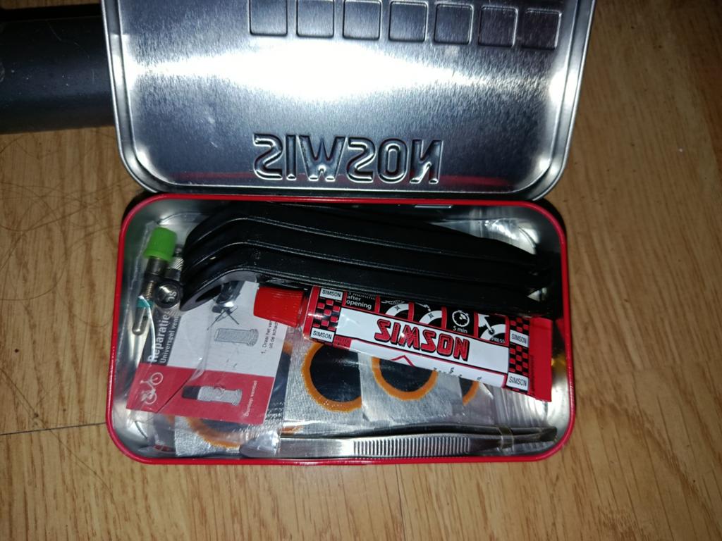 Nieuw Simson Reparatie Doosje voor Bandenplak, Ophalen of Verzenden, Nieuw, Simson