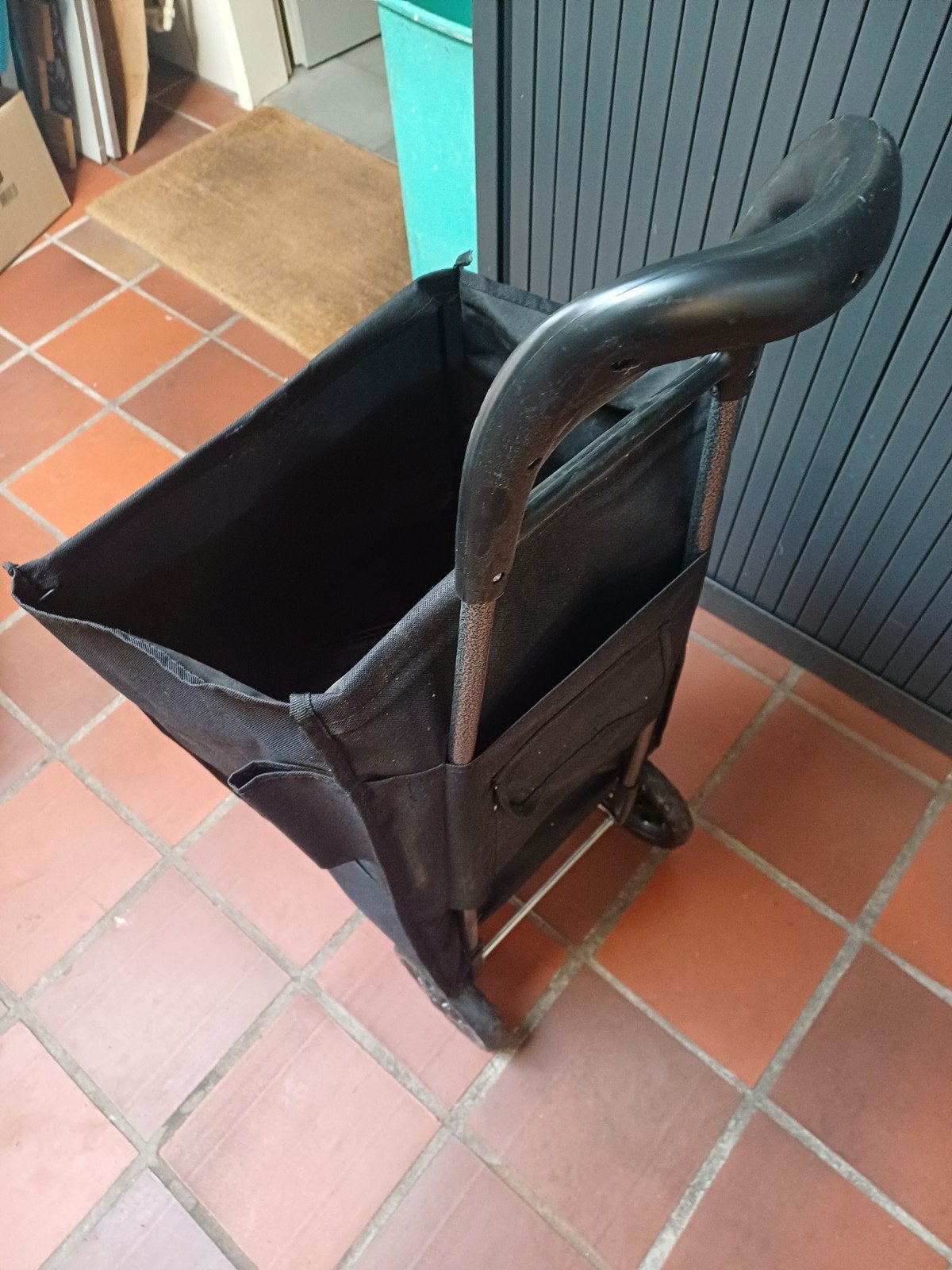 boodschappen trolley  ( klein en groot ), Zwart, Ophalen of Verzenden, Zo goed als nieuw, Wieltjes