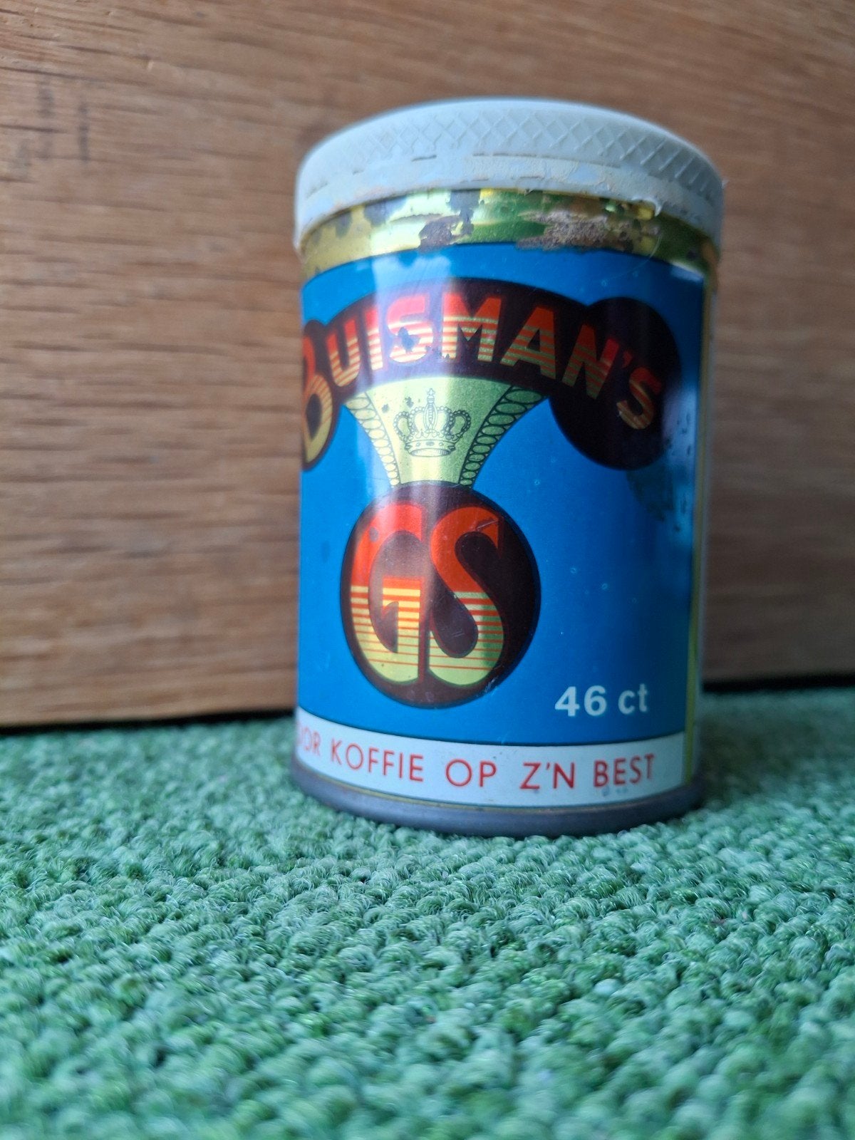 Klein vintage blikje Buisman's, Ophalen of Verzenden, Gebruikt, Koffie, Overige merken