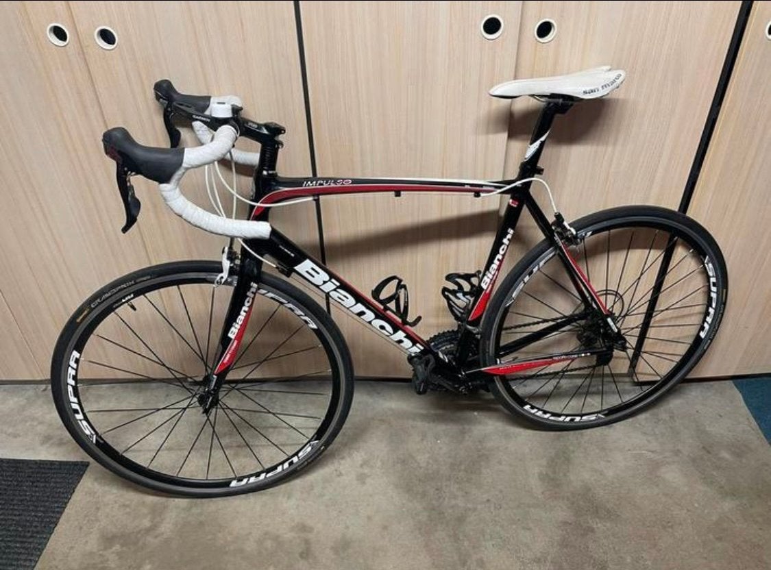 Bianchi Impulso racefiets - Maat 57, Fietsen en Brommers, Fietsen | Racefietsen, Overige merken, 28 inch, Gebruikt, Aluminium