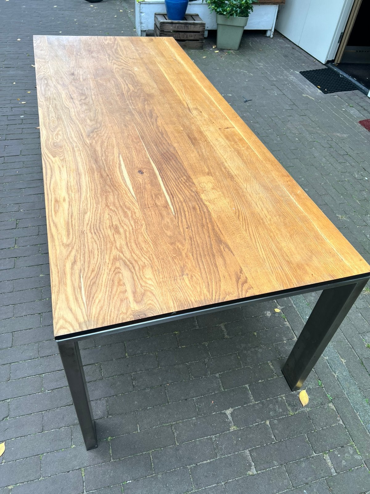 Foto 12 van Design eettafel met 6 stoelen 220x90