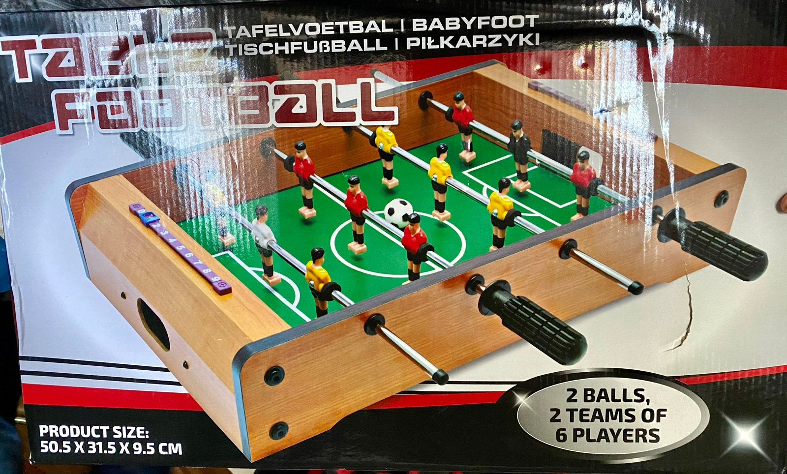 Tafelvoetbal / football table toy, Ophalen of Verzenden, Nieuw