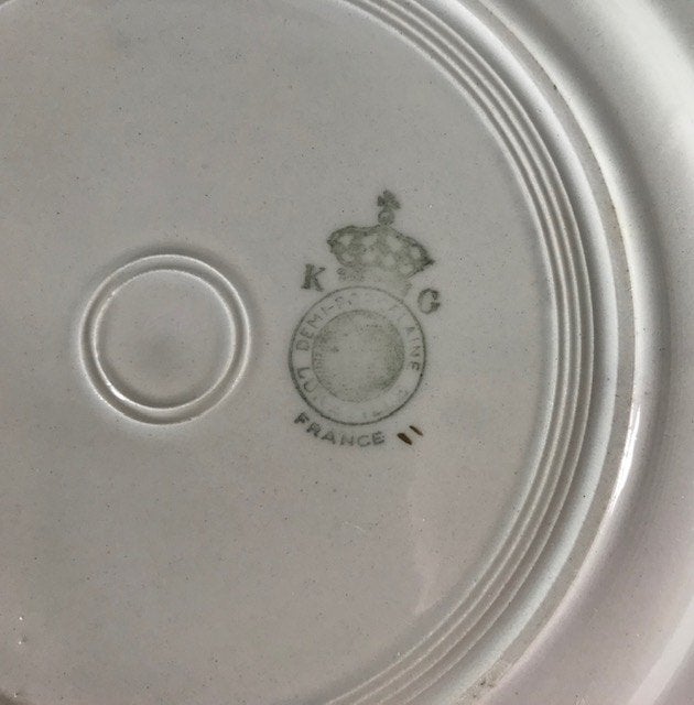 Kinderbordje K & G Lunéville demi porcelaine, Ophalen of Verzenden