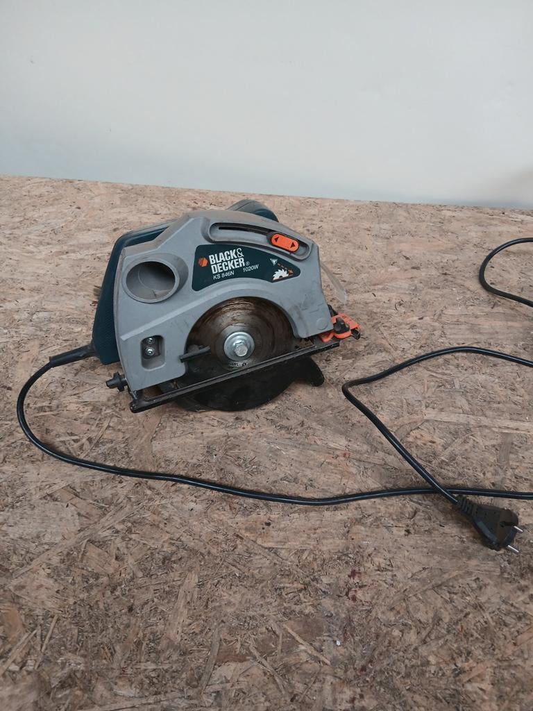Black & Decker Cirkelzaag KS 846N 1020W, Ophalen of Verzenden
