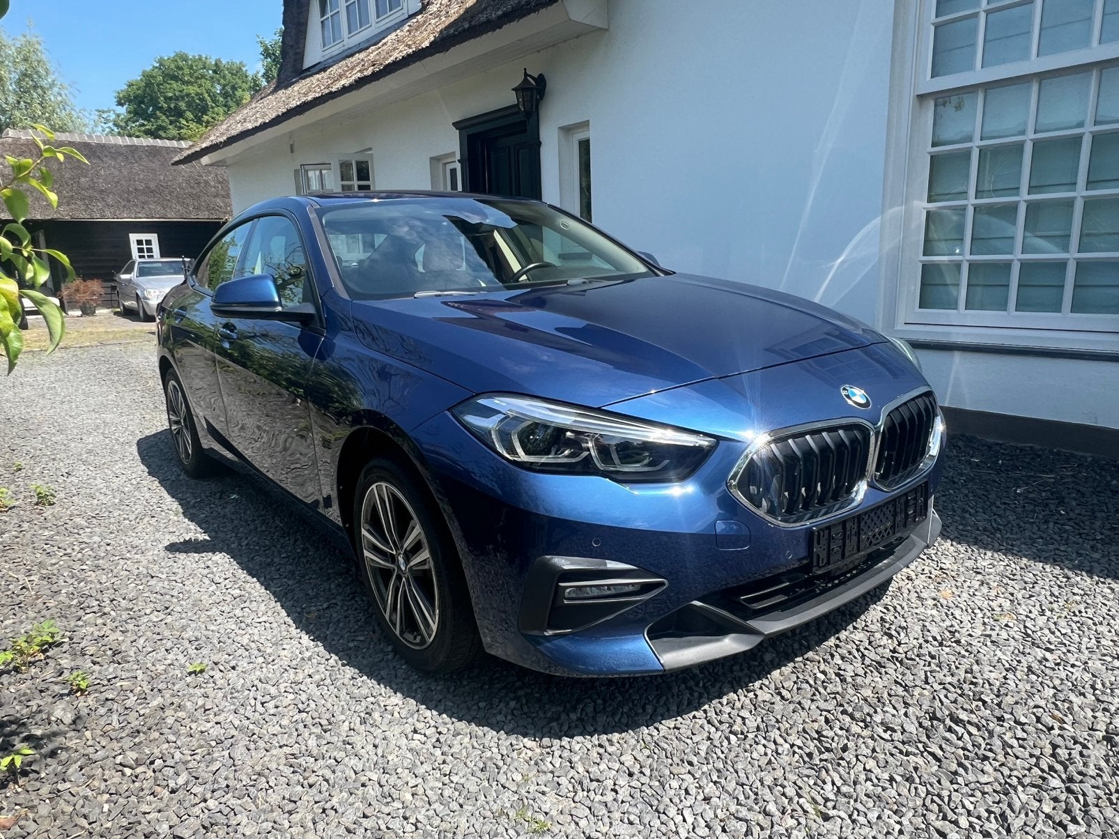 Bmw 218i Grand Coupe, Auto's, 136 pk, 4 cilinders, Blauw, Leder