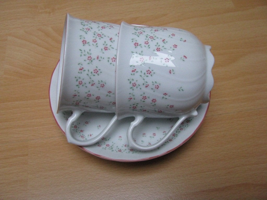 Nieuw 2 kop en schotels - Seltmann Weiden Bavaria Germany, Nieuw, Ophalen of Verzenden, Overige stijlen, Kop(pen) en/of Schotel(s)