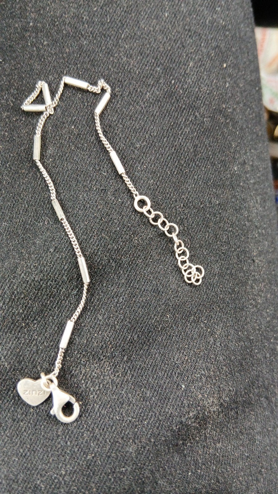 Zinzi zilveren kinder armbandje, Ophalen, Gebruikt, Zilver