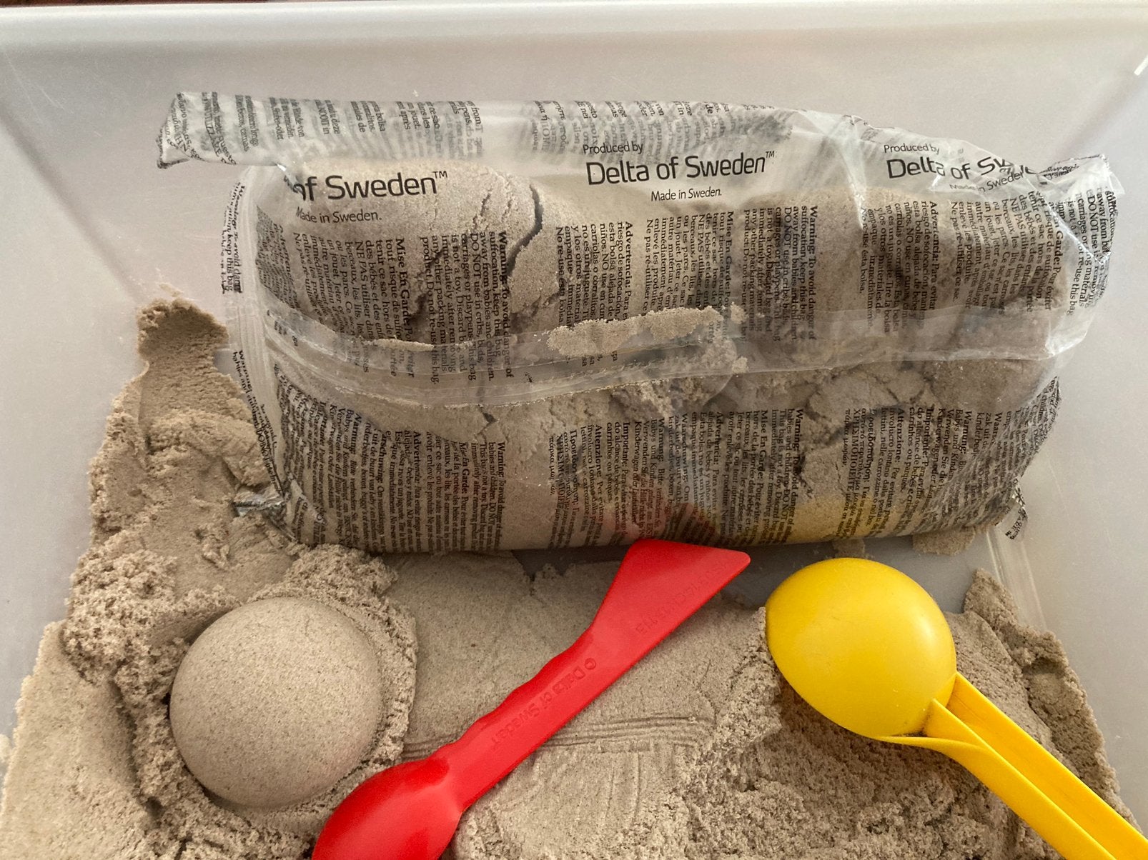 5 kilo Kinetic sand van Delta of Sweden, sinterklaas, sint, Ophalen of Verzenden, Zo goed als nieuw