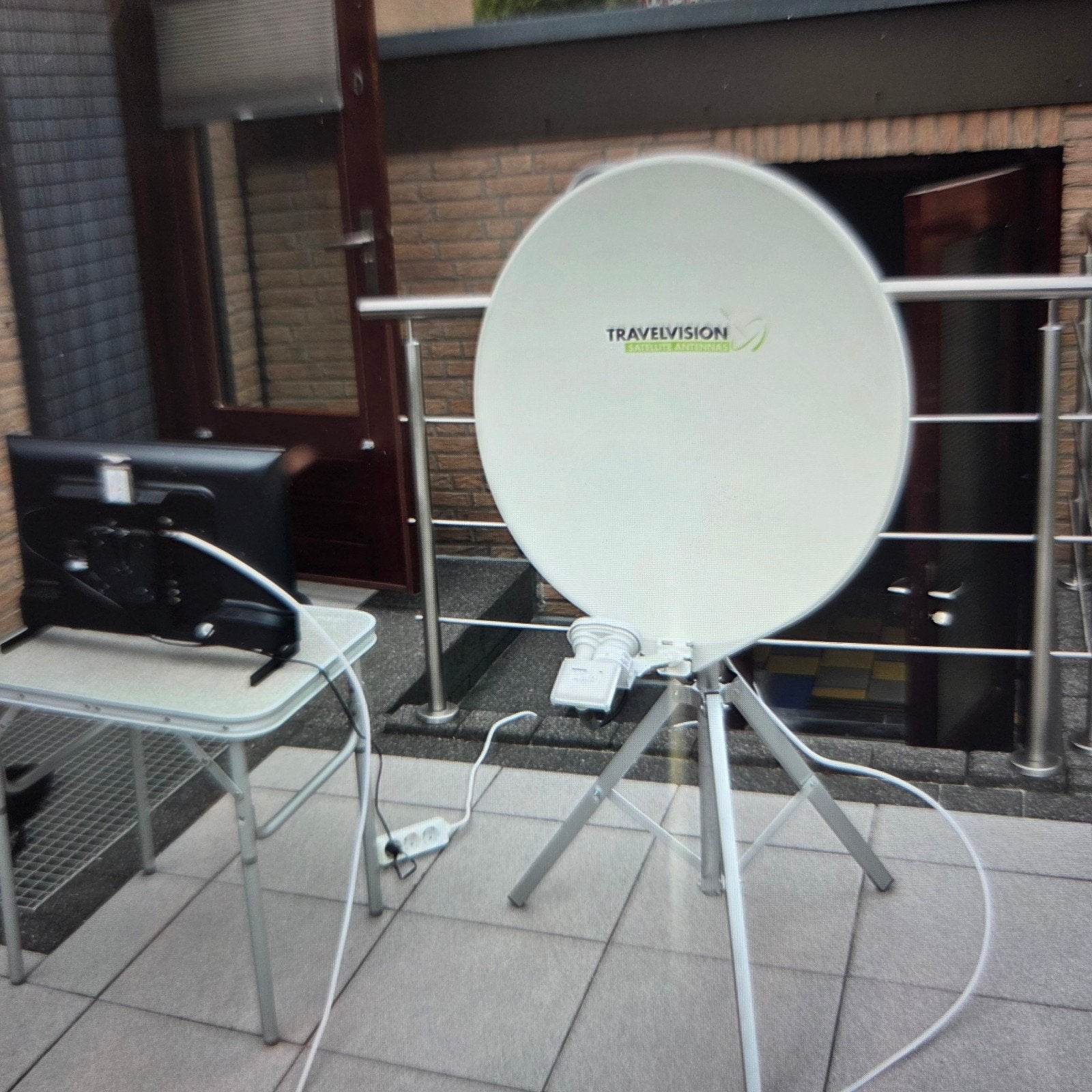 automatische schotel antenne+ TV, Audio, Tv en Foto, Ophalen, Zo goed als nieuw, (Schotel)antenne, Overige merken
