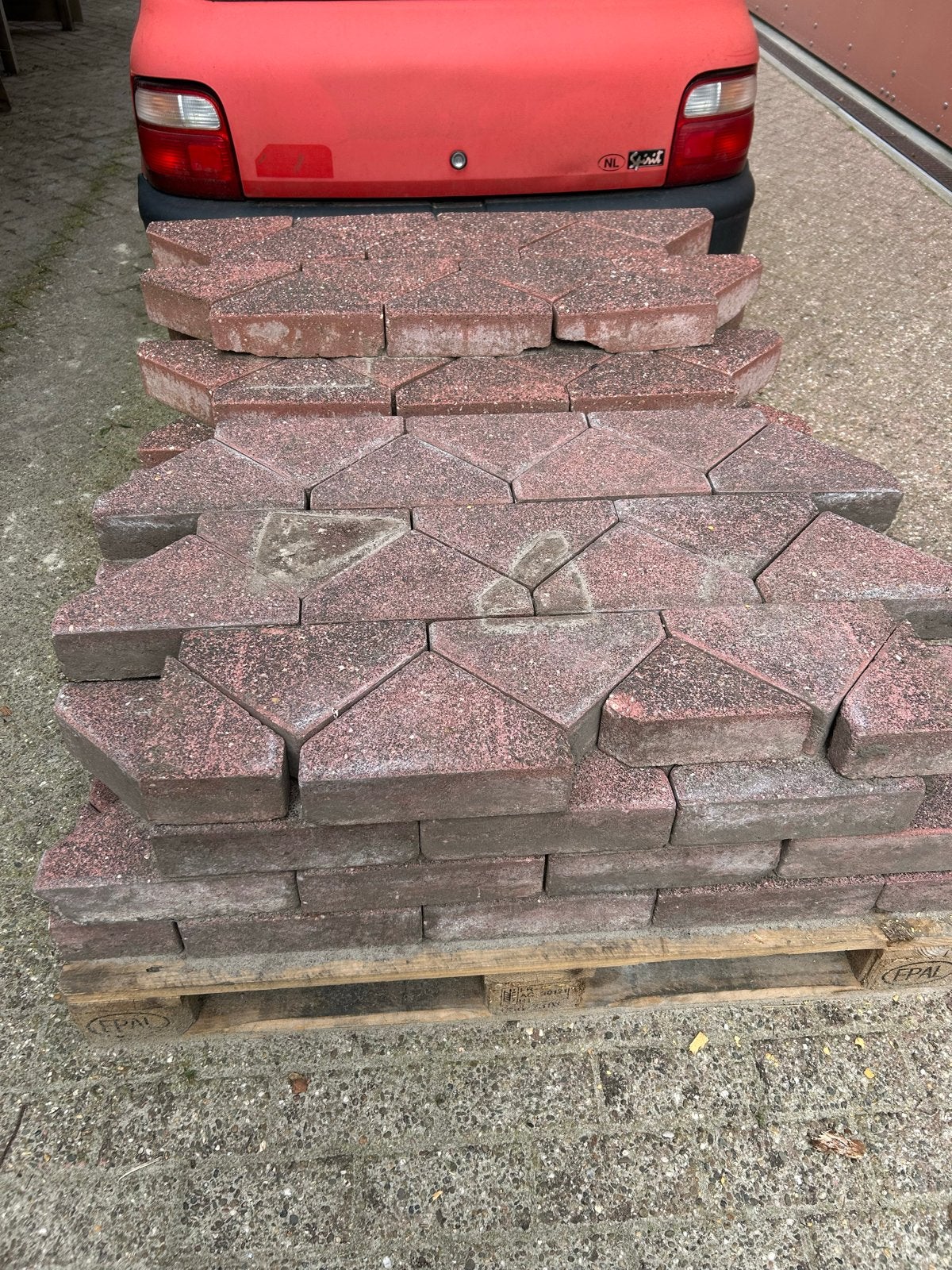 Heide Rode BKK bisschop mutsen/klinkers, Ophalen, Gebruikt, Klinkers, 5 tot 10 m²