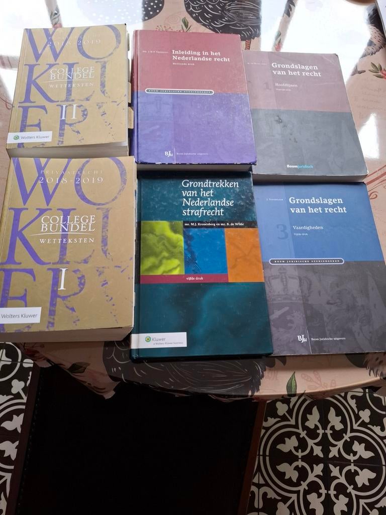 Rechten studieboeken: Inleiding, Grondslagen, Strafrecht, Boeken, Ophalen of Verzenden, Gamma, Gelezen, HBO