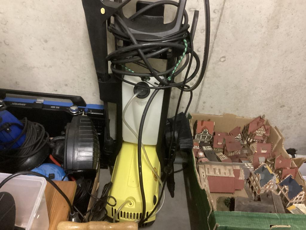 Hogedruk ALDI reiniger en Aldi Dompelpomp, Ophalen, Gebruikt, Elektrisch, Met regelbare waterdruk
