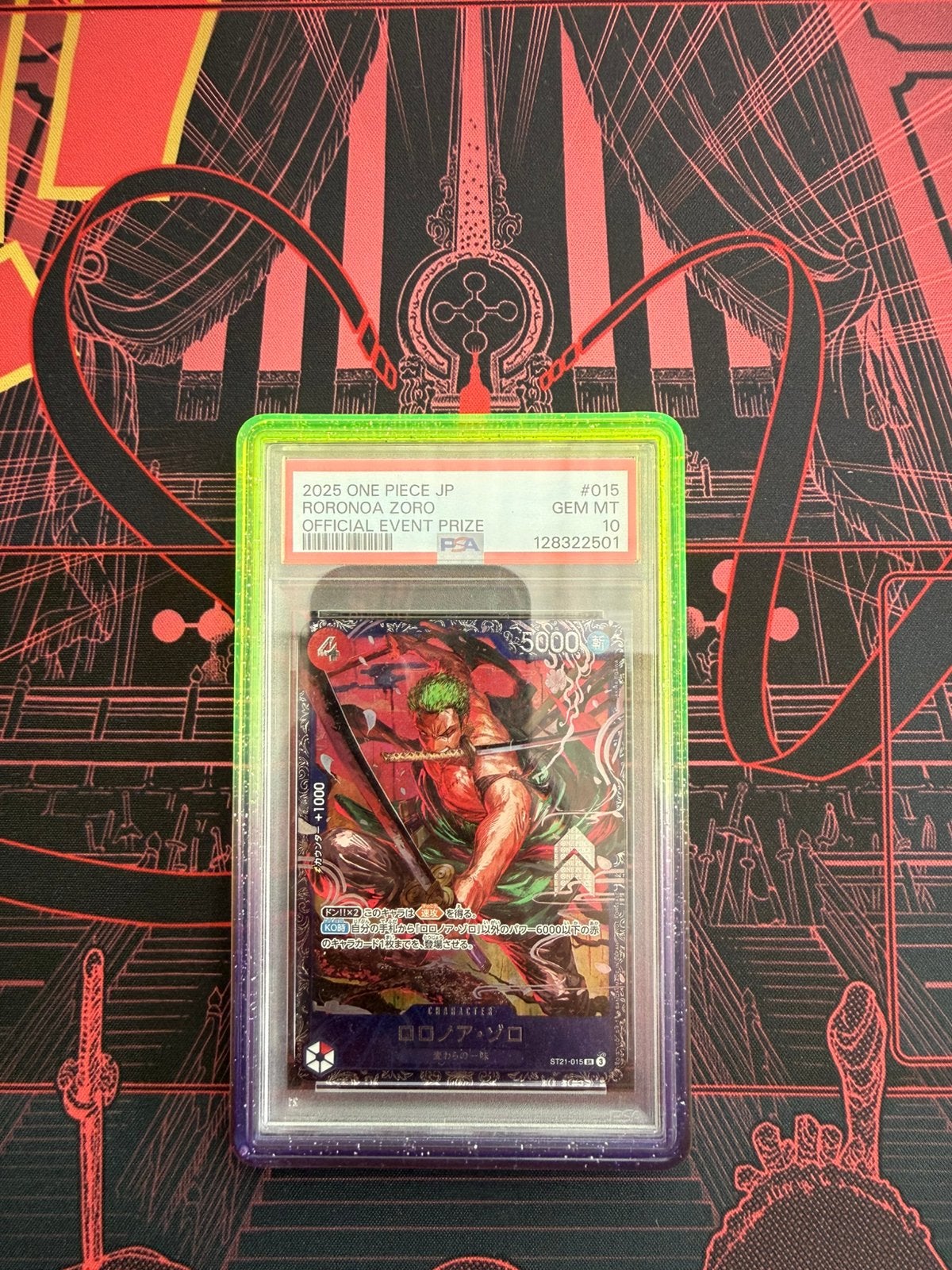 Zoro winner PSA 10 JP, Hobby en Vrije tijd, Verzamelkaartspellen | Overige, Ophalen of Verzenden, Zo goed als nieuw