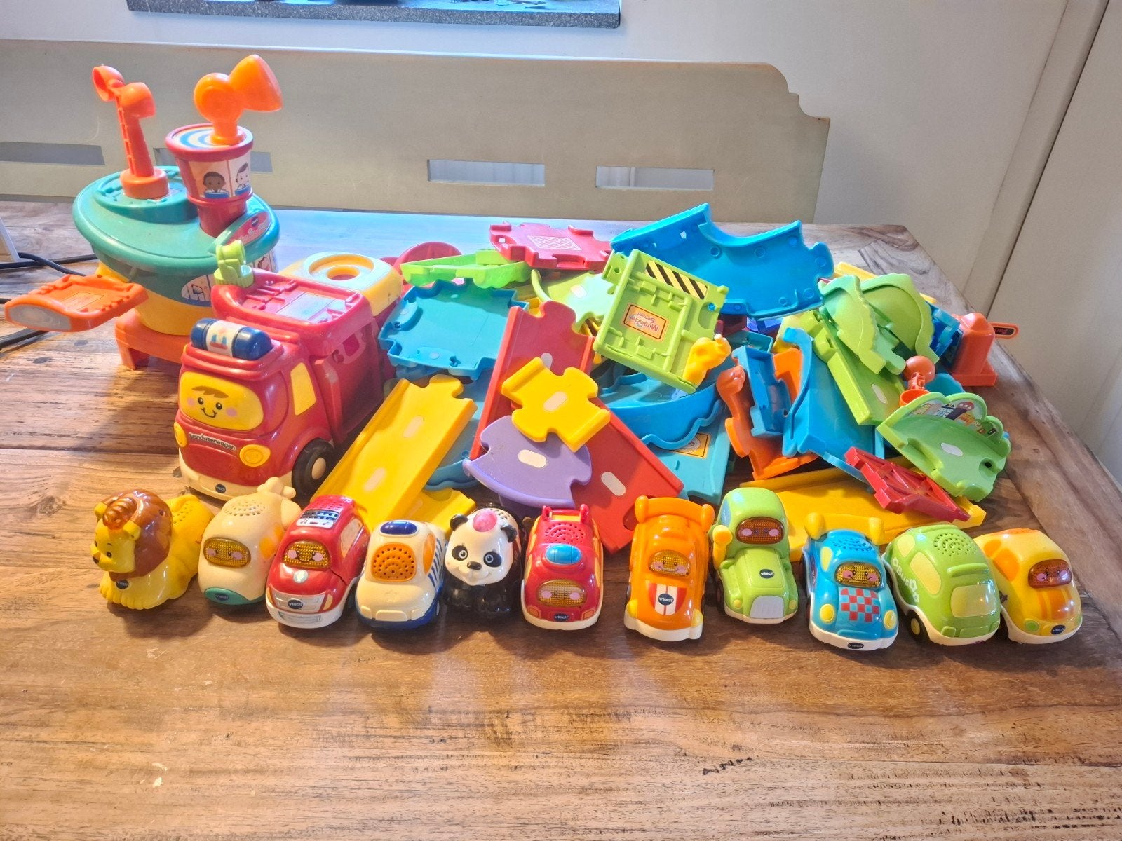 Grote partij Toet Toet Auto's en Zoef Zoef Dieren met banen, Ophalen, Gebruikt, Jongen of Meisje