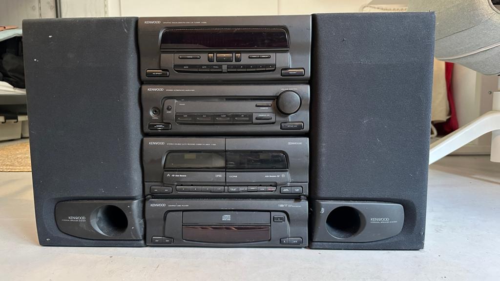 Kenwood Stereo Toren met Speakers - Compleet Systeem, Audio, Tv en Foto, Stereo-sets, Gebruikt, Cassettedeck, Losse componenten