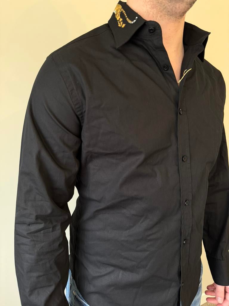 Gucci Heren blouse, Kleding | Heren, Overhemden, Ophalen of Verzenden, Nieuw, Zwart, Overige halswijdtes