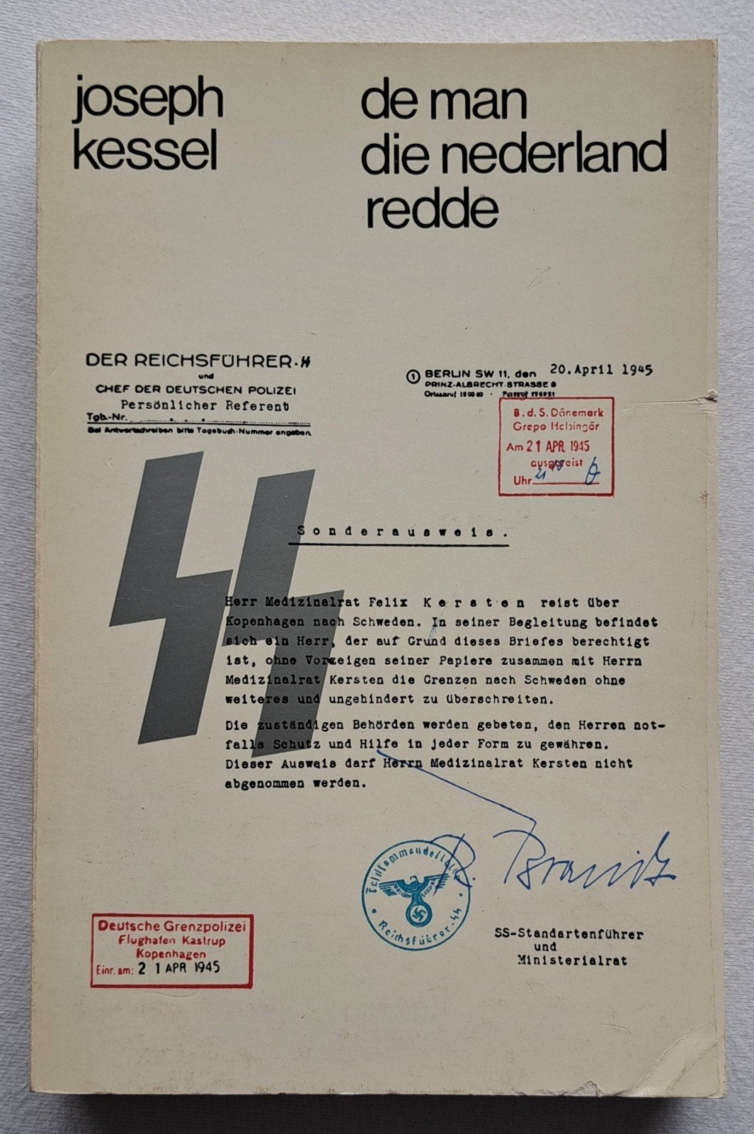 De man die nederland redde - Joseph Kessel, Tweede Wereldoorlog, Ophalen of Verzenden, Zo goed als nieuw, Overige onderwerpen