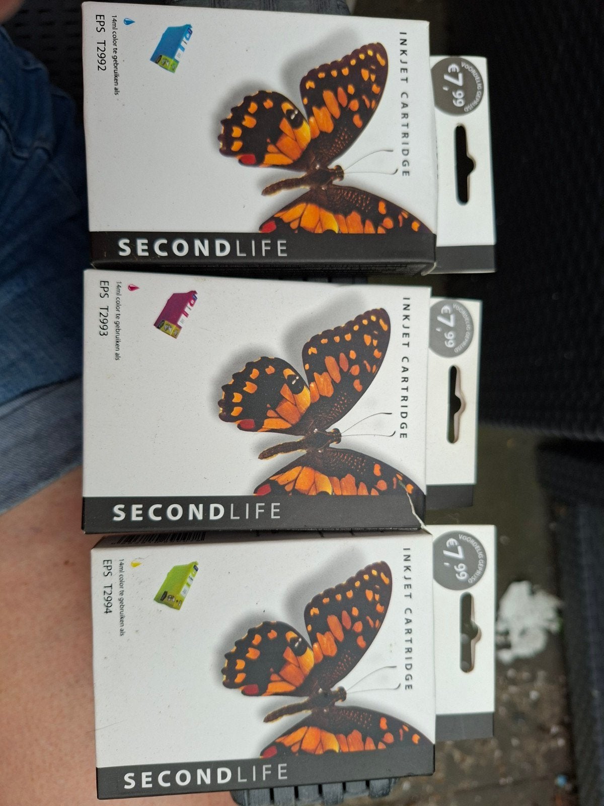 SecondLife Inkjet Cartridges EPS T2992/T2993/T2994 - Nieuw, Computers en Software, Printers, Nieuw, Ophalen of Verzenden