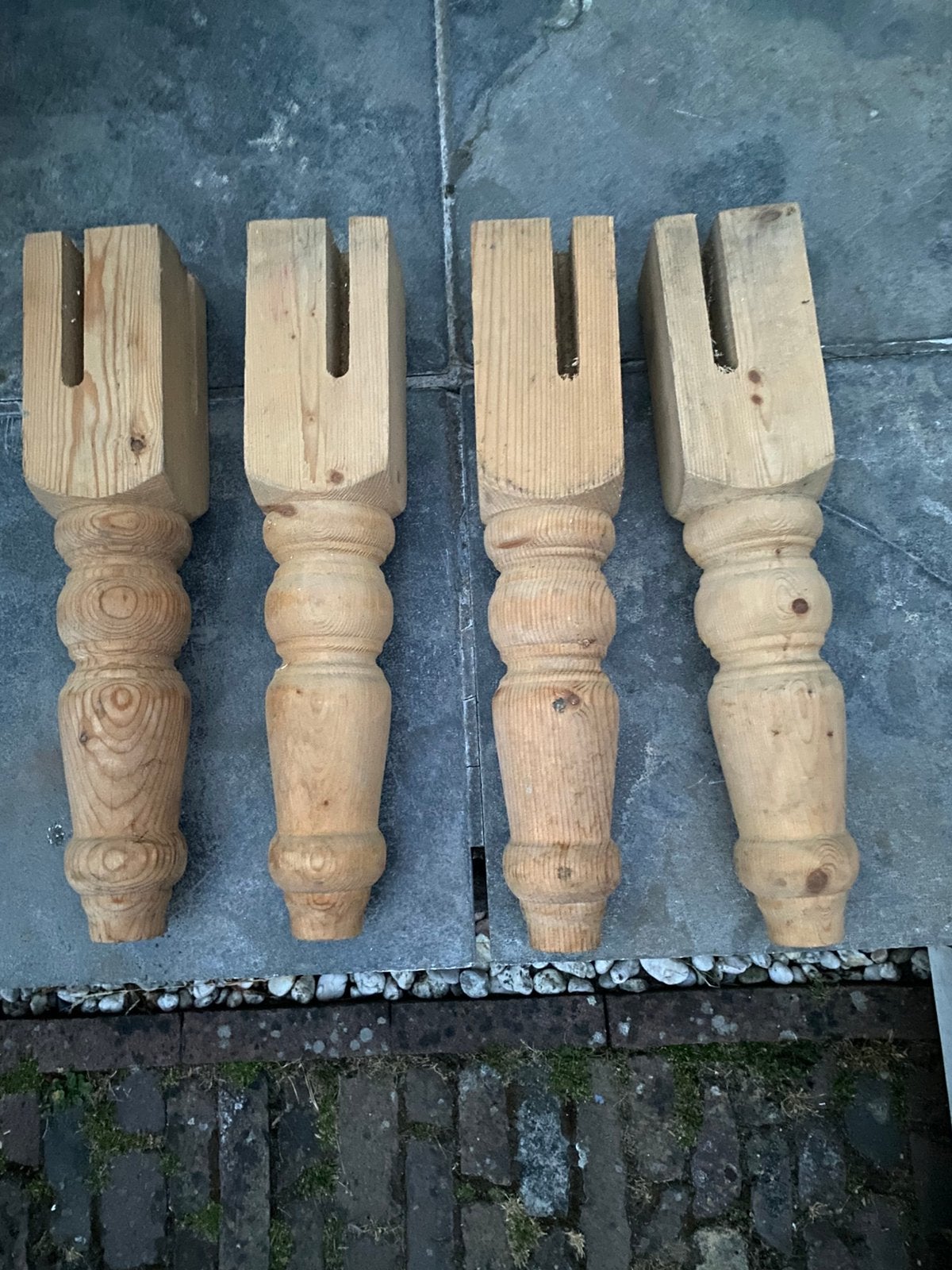 Te koop tafelpoten hout, Ophalen, Minder dan 50 cm, 50 tot 100 cm, Rond