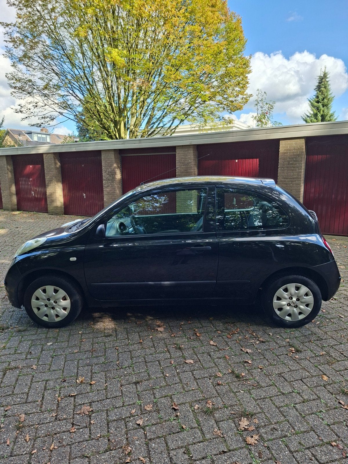 Nissan Micra 1.2 59KW 3DR 2008 Zwart apk 13-10-2027!!!!!!!!!, Auto's, Voorwielaandrijving, Stof, 4 cilinders, Zwart