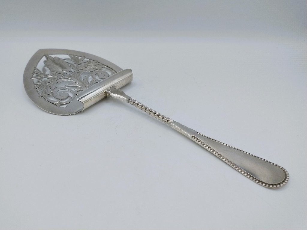 Zilveren  aspergeschep, J. Boon, Schoonhoven, 1904, Verzenden, Zilver