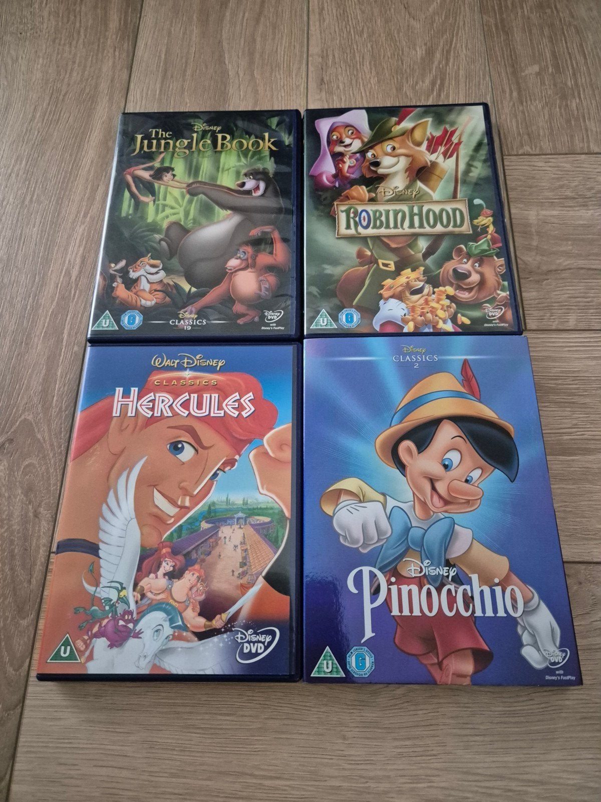 Disney Classics DVD Boxset: Jungle Book, Robin Hood, Animatie, Verzamelbox, Alle leeftijden, Nederlands