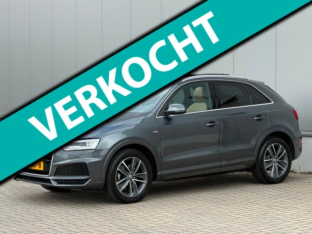 Audi Q3 1.4 TFSI CoD S Line PANO NAP zeer netjes, Auto's, 1380 kg, 4 cilinders, 150 pk, Lichtsensor